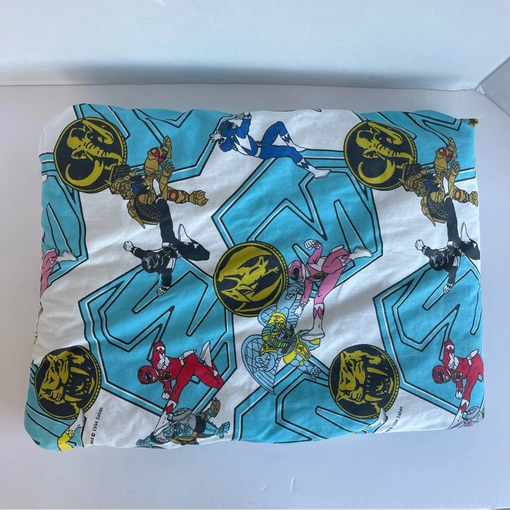 Power Rangers Bedding Set - Blue and Yellow